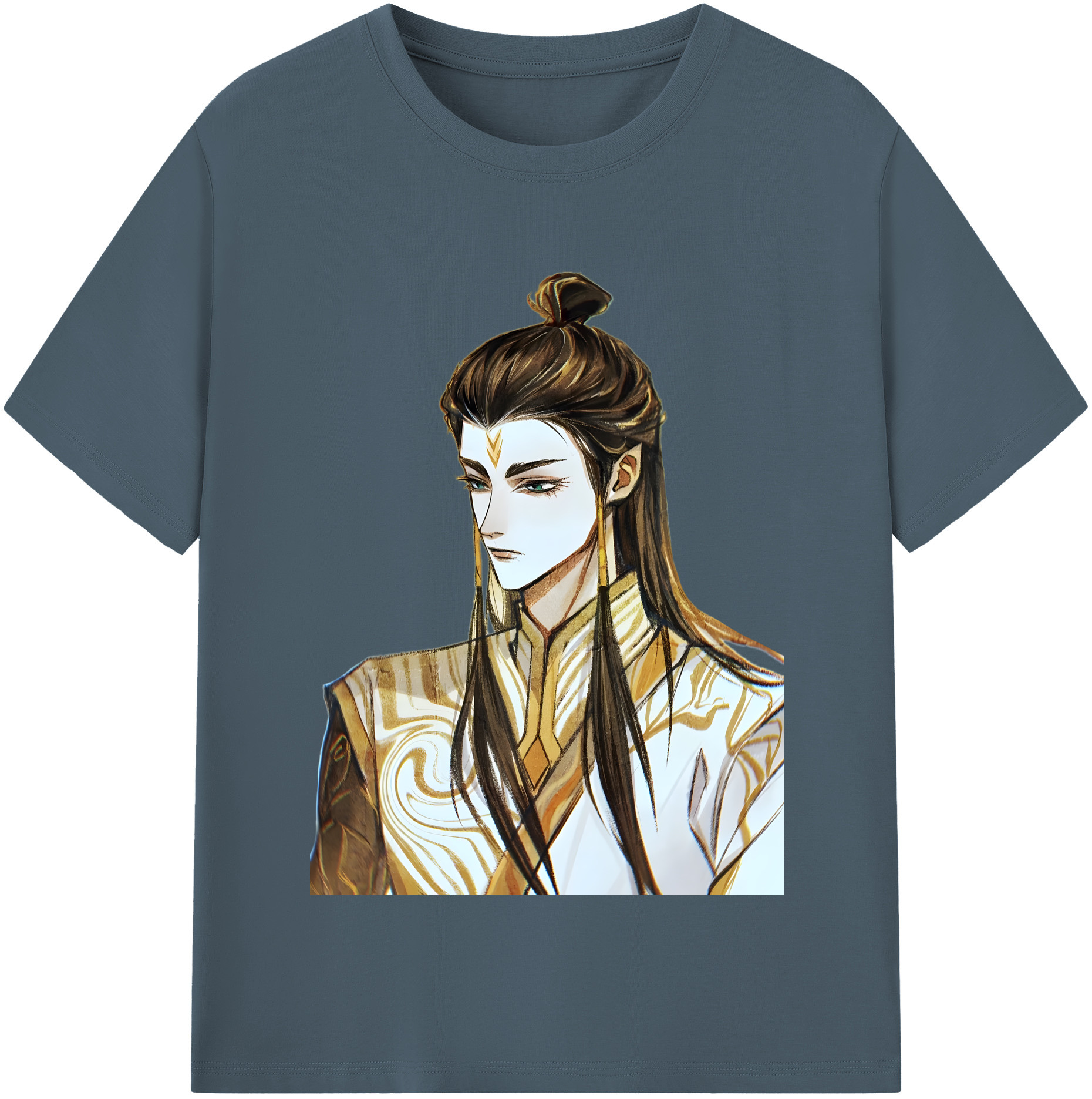 （画像用） Ne Zha 2 ナタ 魔童の大暴れ 綿100％半袖Tシャツ（フロントプリント）